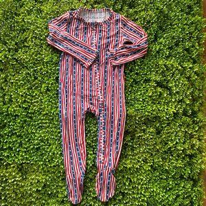 Little Bum Bums Stars and Stripes Bamboo Footie Pajamas